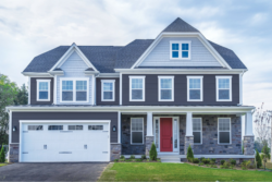 Steel siding house