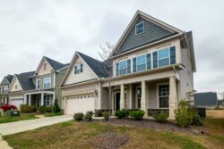 House with gray siding